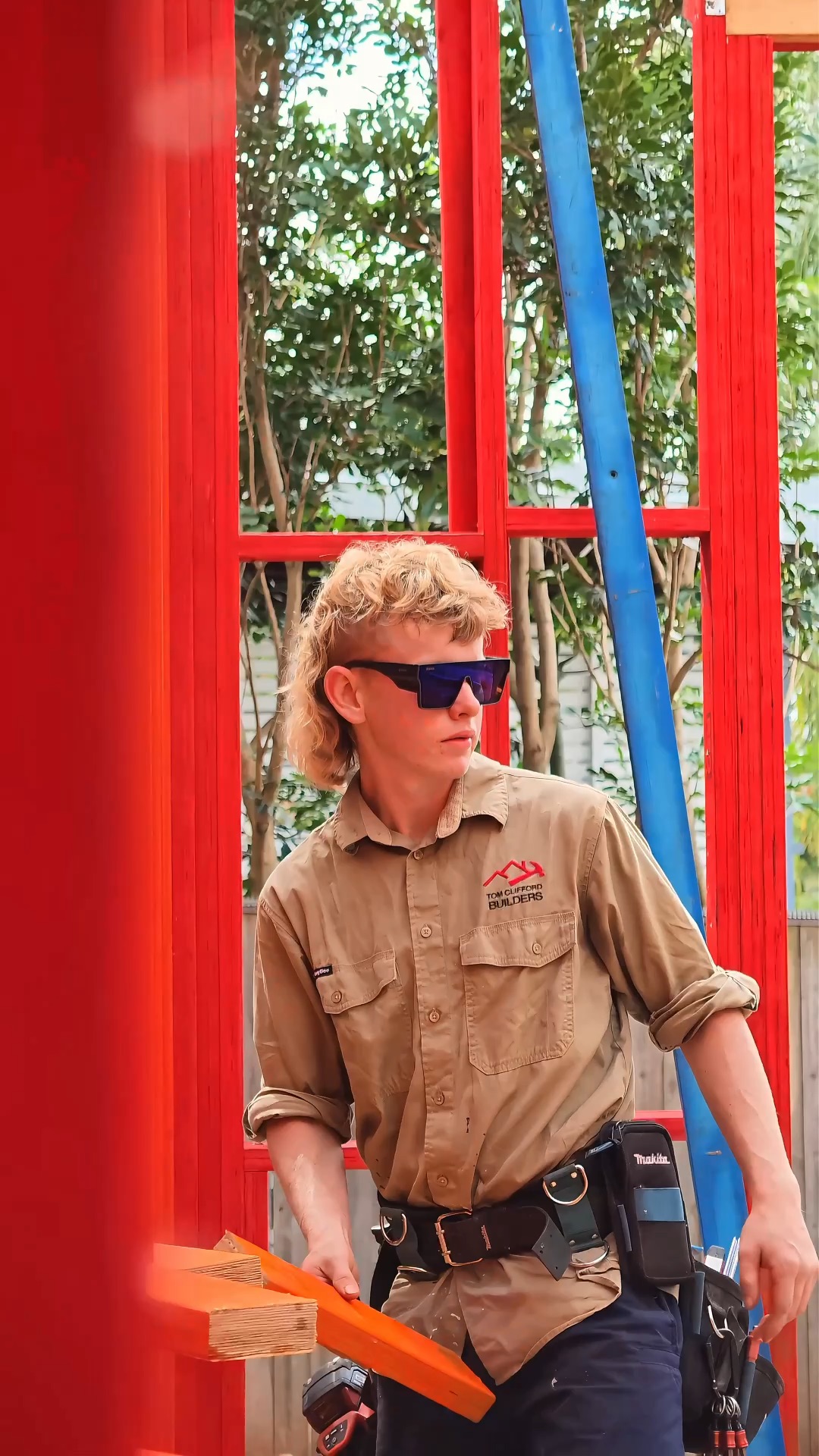 Frame from the Tom Clifford Builders reel